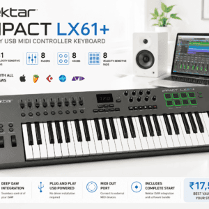 Nektar Impact LX61+ 61-Key USB MIDI Controller Keyboard – اديو